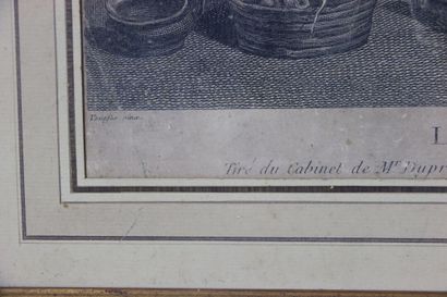 École du XXe siècle. Gravure représentant...