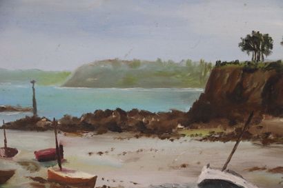 R. BRICQUET (XIX-XXe), Bateaux de pêche à...