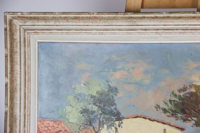 AREL Marc (XXe siècle). Mas de Provence en...