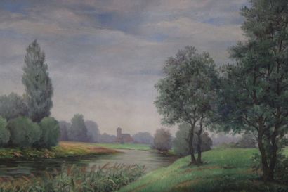 Joseph Seitz, 20th century school. River...