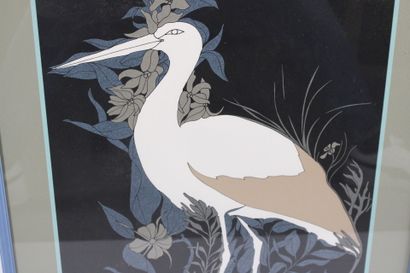 Camille Claus (1920-2005). The stork. Color...