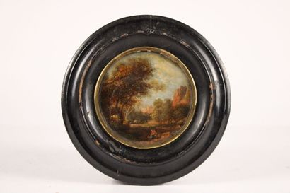 18th century school. Landscape animated with...