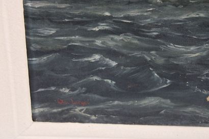 20th century school. Offshore. Marine with...