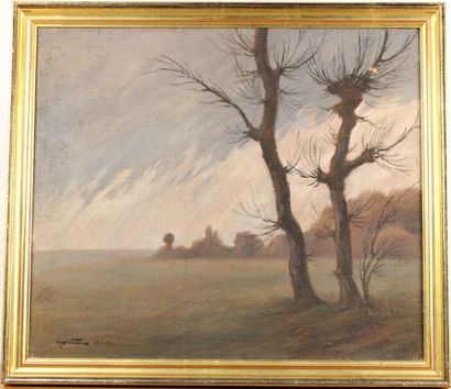 Alfred Winter (1892-1967) Landscape with...