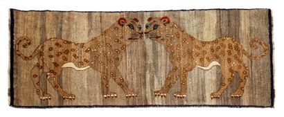 Beautiful GABBEH carpet, (Iran), late 20th...