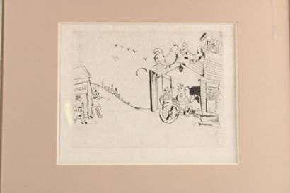 Marc Chagall (1887 -1985 ), after. Scene...