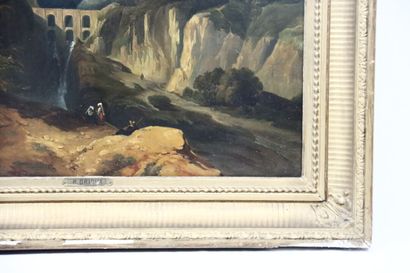 Rose BRIOUX (1810-1881). Italian landscape...