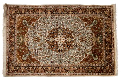 PENJAB silk carpet (India), mid-20th century
Dimensions:...