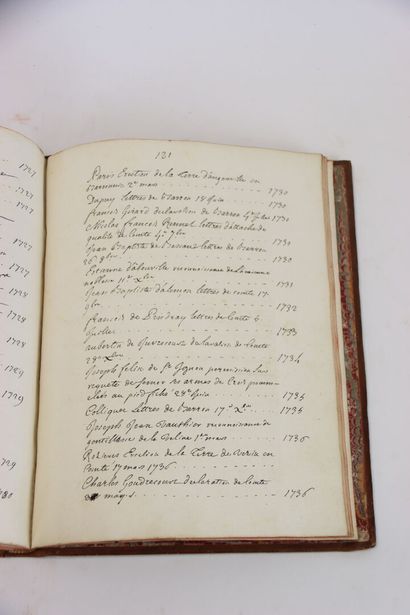 [MANUSCRIT] - BRETON (Conseiller au Bailliage)...