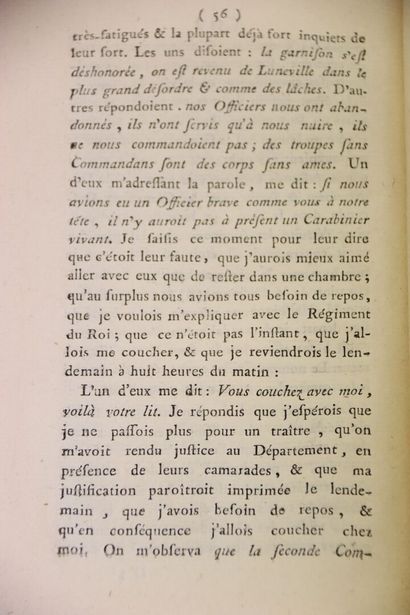 LOUVAIN-PESCHELOCHE - Affaire de Nancy. Lettre...