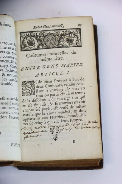 [NANCY] - Coutumes générales anciennes et...