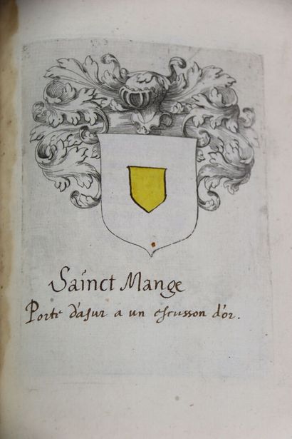 [MANUSCRIT] - CALLOT HÉRAUT D'ARMES DES DUECHEZ...