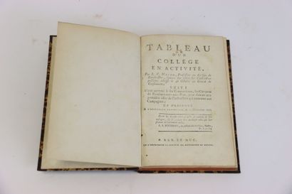 MAJOR (J. F.) - Tableau d'un collège en activité....