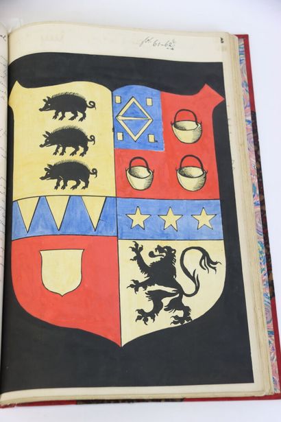 [MANUSCRIT] - RICHIER DIT CLERMONT (Copie...