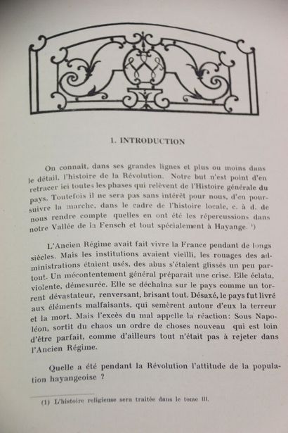 NICOLAY (Pierre-Xavier) - Histoire d'Hayange....