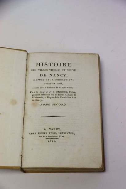 LYONNOIS (J.-J.) - Histoire des villes vieille...