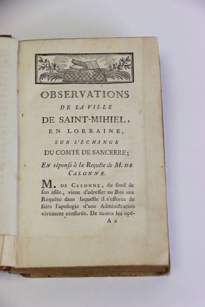 [MICHEL (Maire royal)] - Observations of...