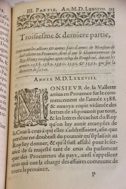 [MAUROY] - Discours de la vie et faits héroïques...