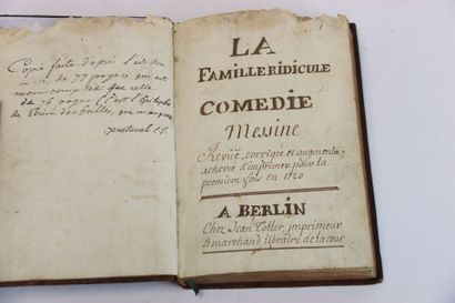 [MANUSCRIT] - GENDRE (Jean-Louis) - La famille...