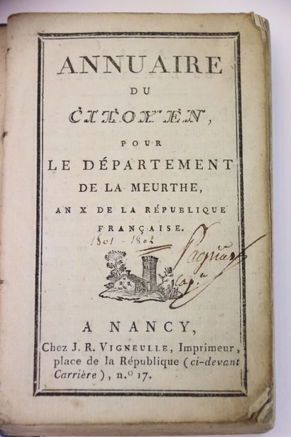 [LOT DE 6 ANNUAIRES] - COLLECTIF. Annuaire...