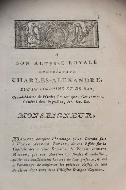 [NANCY] - [LYONNOIS (L'abbé)] - Essais sur...