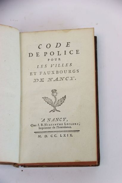 [NANCY] - Code de police pour les villes...