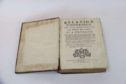 MORISON (A.) - Relation historique d'un voyage...