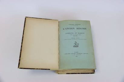 MATHIEU (Charles-Léopold) - L'ancien régime...