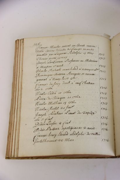 [MANUSCRIT] - Nobiliaire de Lorraine et Barrois....