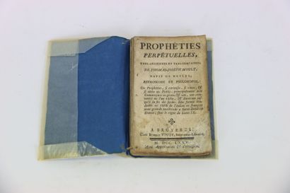 MOULT (Thomas-Joseph) - Prophéties perpétuelles,...