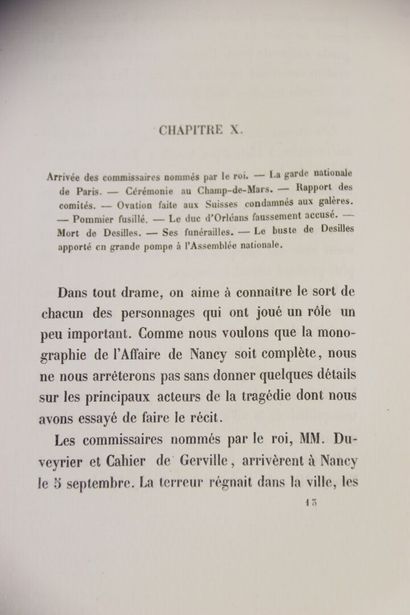 MAIRE (X.) - Histoire de l'affaire de Nancy...