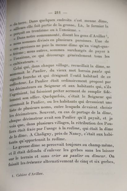 MATHIEU (Charles-Léopold) - L'ancien régime...