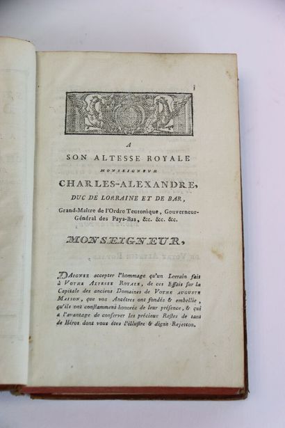 [LYONNOIS (L'abbé)] - Essais sur la ville...