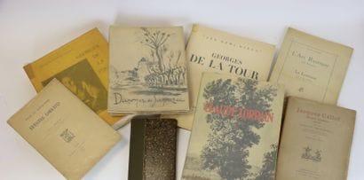 [LOT DE 8 LIVRES SUR L'ART EN LORRAINE] -...