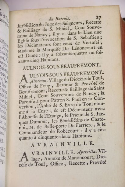 [MAILLET (M. de)] - Mémoires alphabétiques...