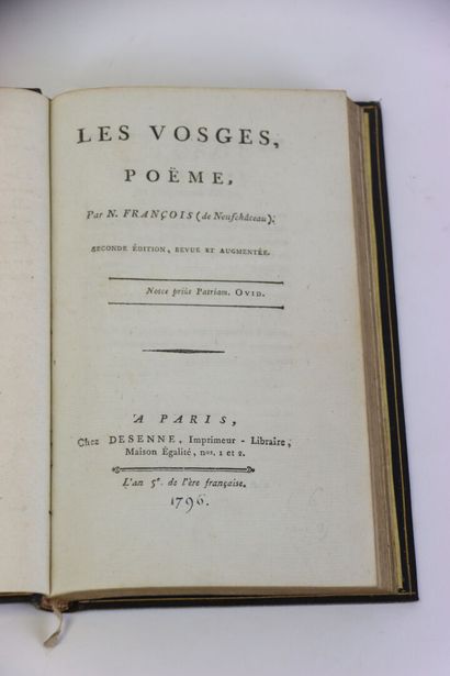 NEUFCHÂTEAU (François de) - Les Vosges, poem....