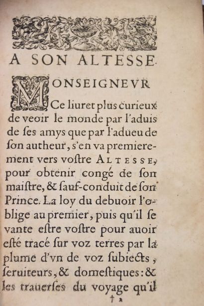 MOUSIN (I.) - Discours de l'yvresse, et yvrongnerie....