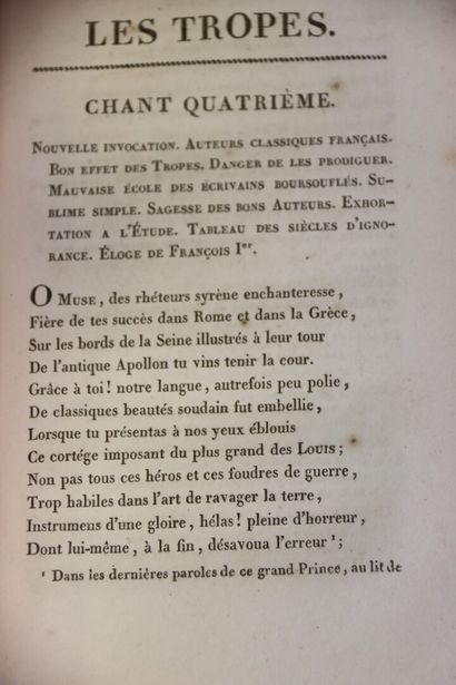 NEUFCHATEAU (François de) - Les tropes ou...