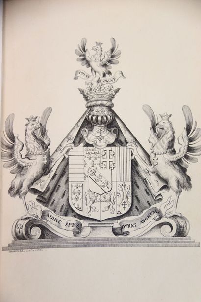 [MANUSCRIT] - CALLOT HÉRAUT D'ARMES DES DUECHEZ...