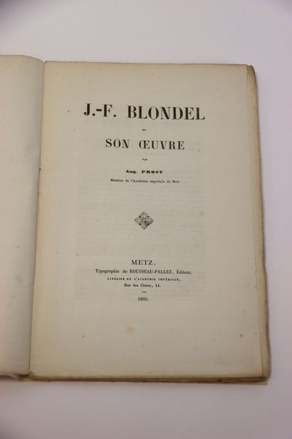 [LOT DE 8 LIVRES SUR L'ART EN LORRAINE] -...