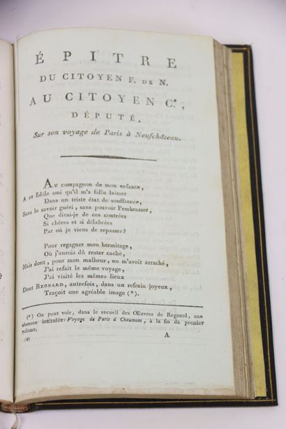 NEUFCHÂTEAU (François de) - Les Vosges, poem....