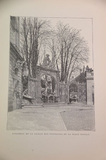 [LOT DE 8 LIVRES SUR L'ART EN LORRAINE] -...