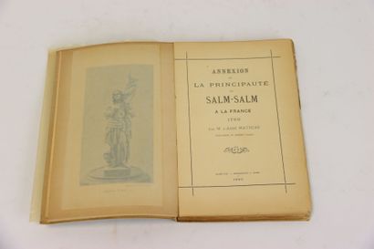 MATHIAS (L'abbé) - Annexation de la principauté...