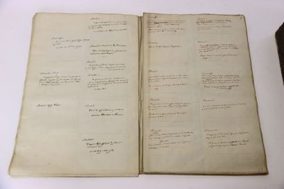 [MANUSCRIT] - CAYON (Jean) - Nobiliaire général...