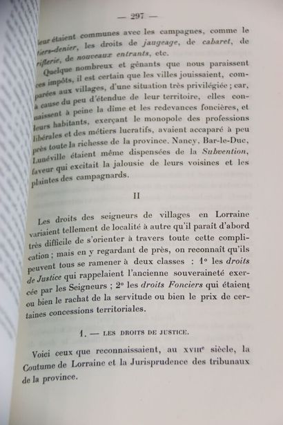MATHIEU (Charles-Léopold) - L'ancien régime...