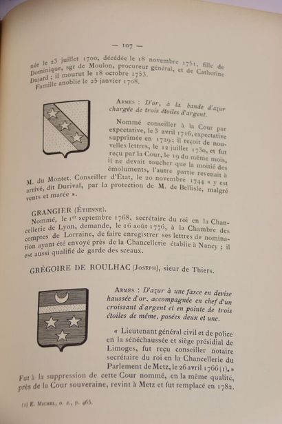 MAHUET (Cte A. de ) - Biographie de la Cour...
