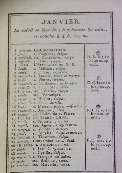 [LOT DE 4 ALMANACHS] - COLLECTIF. Almanach...