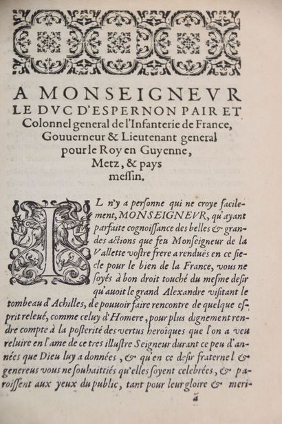 [MAUROY] - Discours de la vie et faits héroïques...