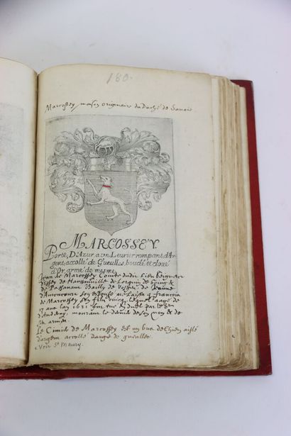 [MANUSCRIT] - CALLOT HÉRAUT D'ARMES DES DUECHEZ...
