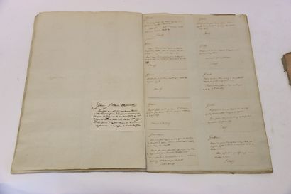 [MANUSCRIT] - CAYON (Jean) - Nobiliaire général...